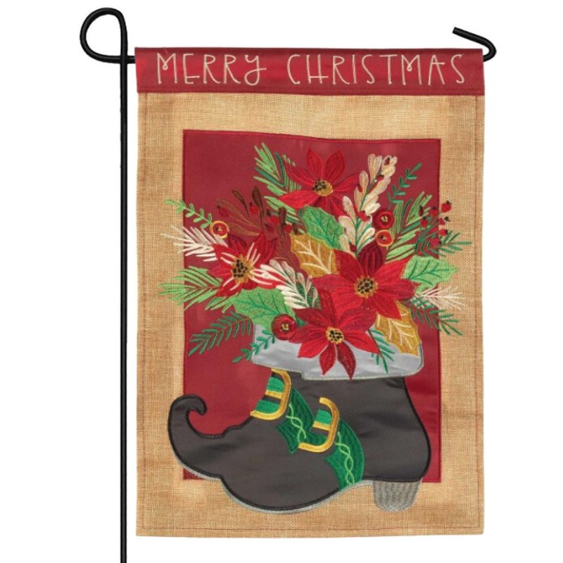 Elf Boots Garden Flag